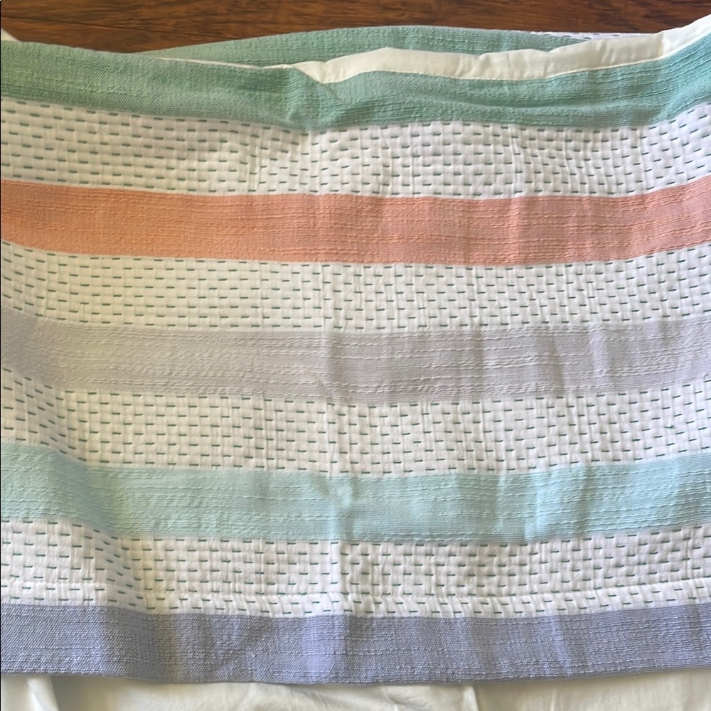 Pottery Barn Kids Cotton crib skirt
